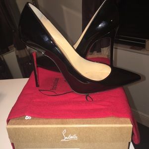 Christian Louboutin Black Decollette Size 8 BoxBag